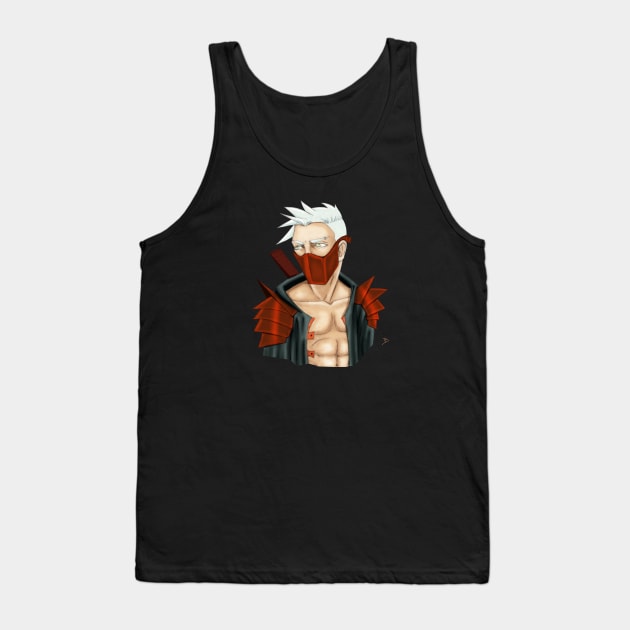 Mysterious Ninja Tank Top by TaliDe